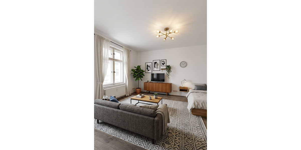 Etagenwohnung Gräfenhainichen - 1 Zimmer, 31 m&sup2;, 187&euro; | Angebot:25965015