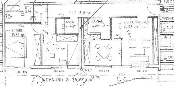 Erdgeschoßwohnung Marpingen - 3 Zimmer, 77 m&sup2;, 615&euro; | Angebot:26246690