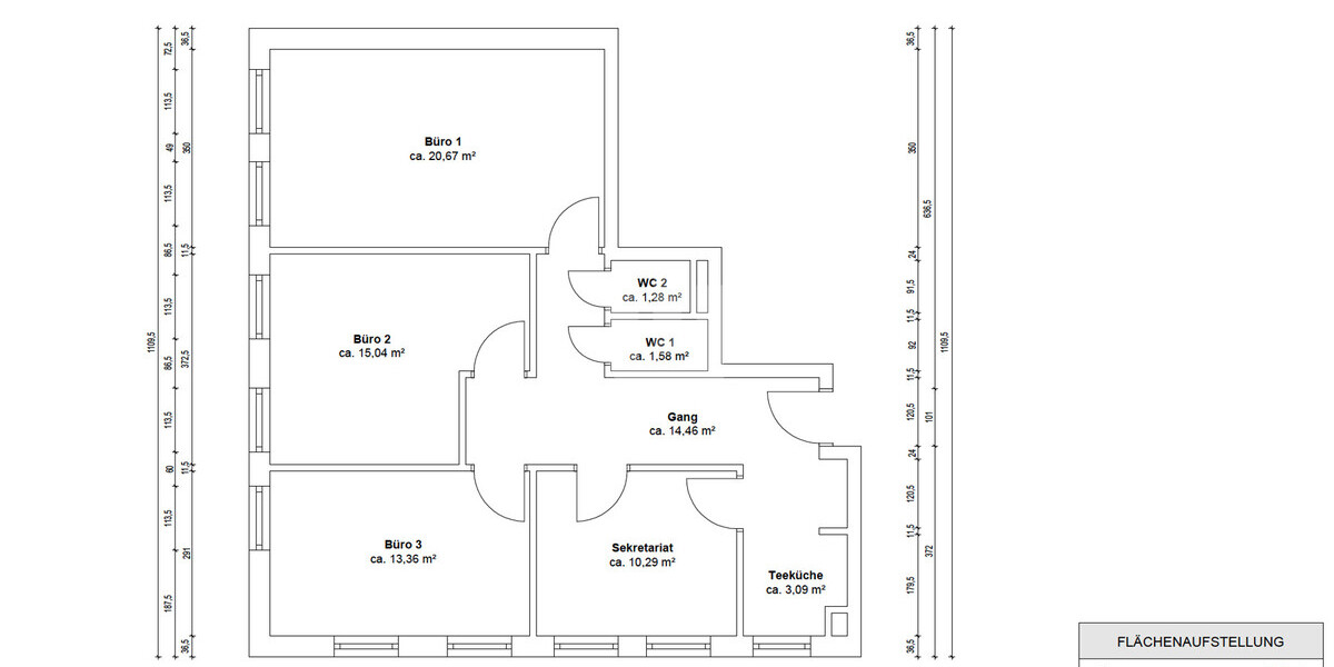 WINDISCH IMMOBILIEN - Attraktive Praxis-, bzw. Büroflächen mit 4 Räumen im Herzen von Puchheim - Gewerbeobjekt Puchheim | Angebot:24511465