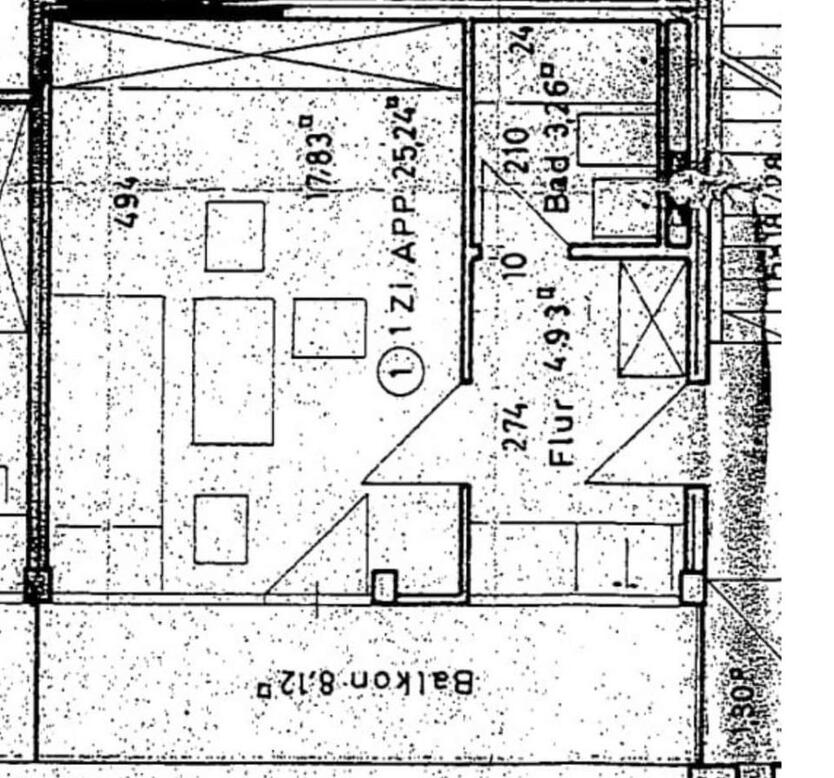 Gemütliche 1 Zimmer Wohnung in Schwabing zimmer