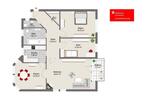 Etagenwohnung Küssaberg - 4 Zimmer, 106 m&sup2;, 845&euro; | Angebot:26620811