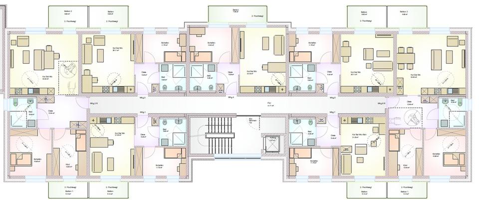 Etagenwohnung Neuenkirchen-Vörden Vörden - 1 Zimmer, 45 m&sup2;, 520&euro; | Angebot:24689291