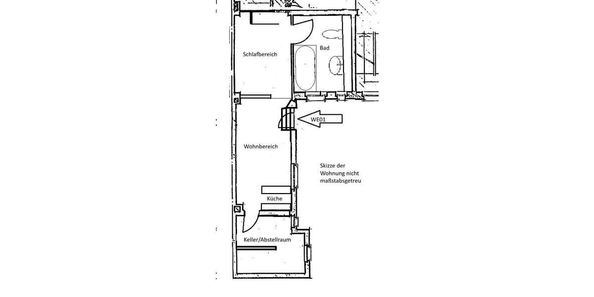 Etagenwohnung Marburg - 1 Zimmer, 45 m&sup2;, 585&euro; | Angebot:26160512