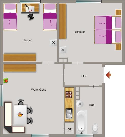 Wohnen, wo das Herz schlägt - in ruhiger und doch zentraler Lage. zimmer