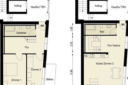 Wohnung zum Mieten in Berlin 2.785 € 116 m² 3 zimmer