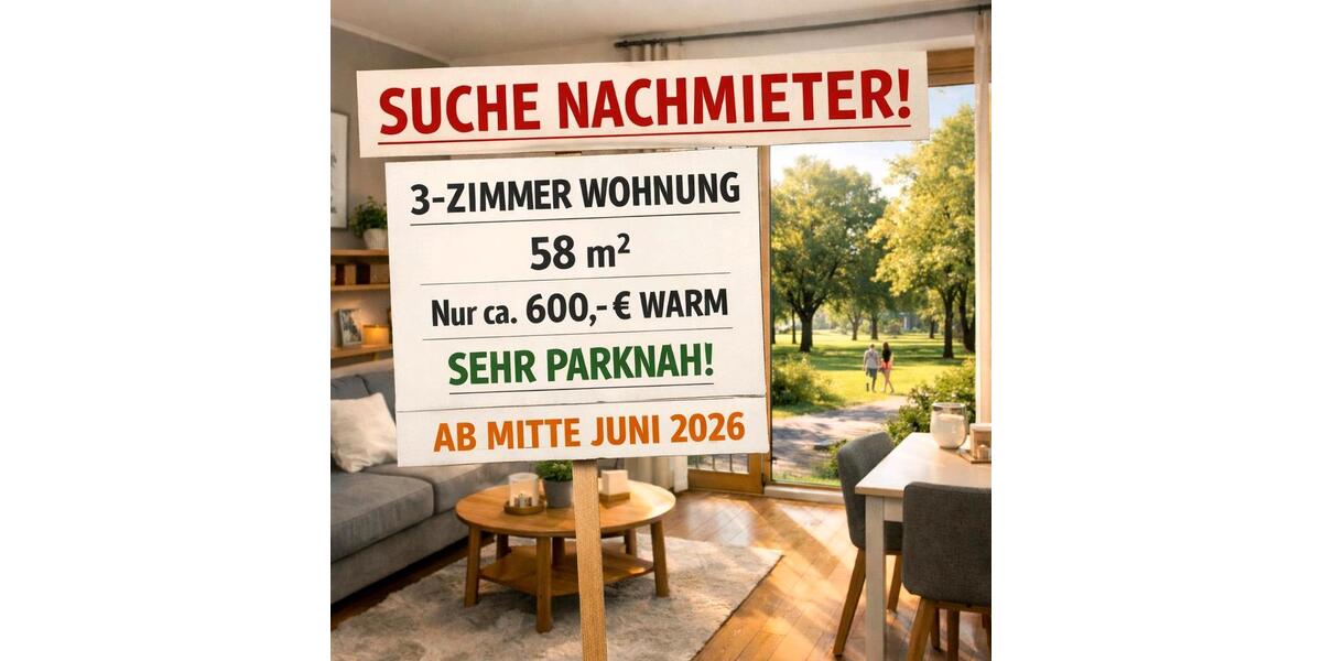 Erdgeschoßwohnung Salzgitter - 3 Zimmer, 58 m&sup2;, 592&euro; | Angebot:26033148