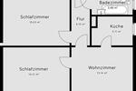 Etagenwohnung Wolfsburg - 3 Zimmer, 58 m&sup2;, 585&euro; | Angebot:25225104