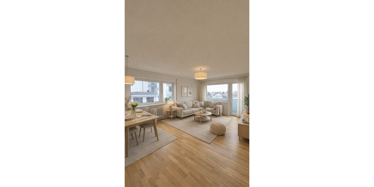 Etagenwohnung Friedrichshafen - 4 Zimmer, 91 m&sup2;, 1.390&euro; | Angebot:24756204