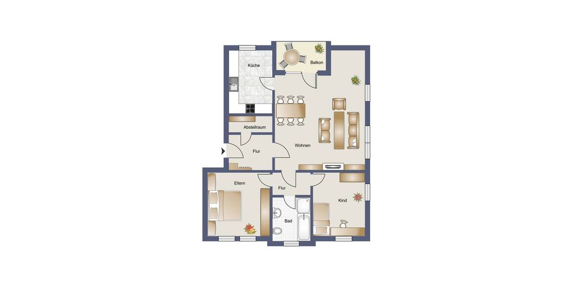 Etagenwohnung Schmallenberg - 3 Zimmer, 87 m&sup2;, 725&euro; | Angebot:26015631