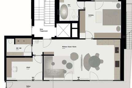 Wohnung zum Mieten in Aachen 2.093,30 € 121 m² 3 zimmer