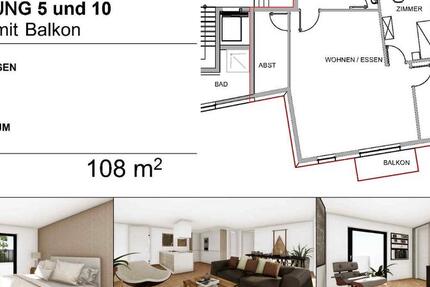 Vermietung Neubau Erstbezug 3 ZKDB in Übach-Palenberg Zentrum WE05WE10 3 zimmer
