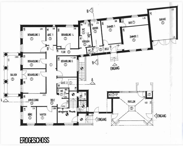Miete repräsentative Gewerbefläche in denkmalgeschütztem Gebäude zimmer