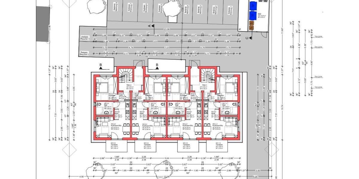 Helle 2-Zimmer-EG-Wohnung im Neubau mit Terrasse & Garten 2 zimmer