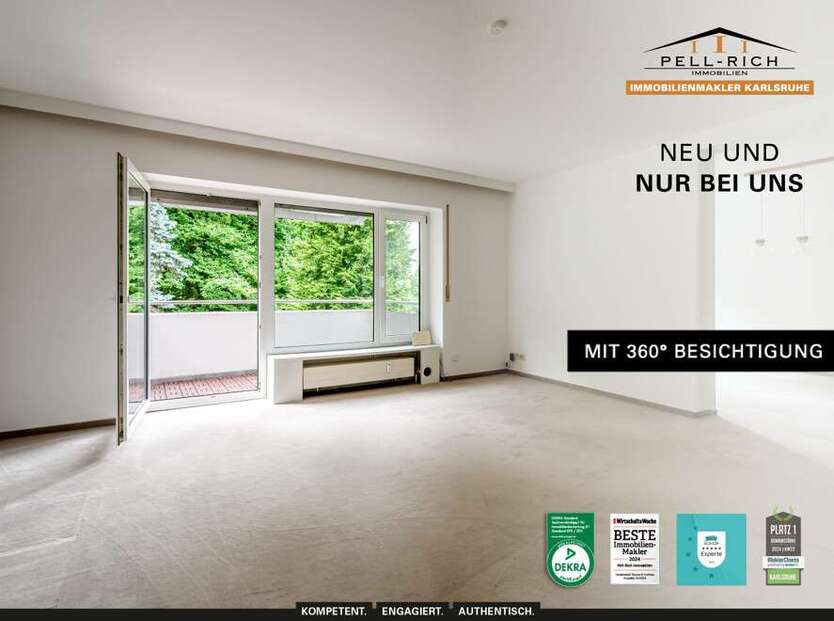 Wohnung zum Mieten in Karlsruhe 1.160 € 101 m²