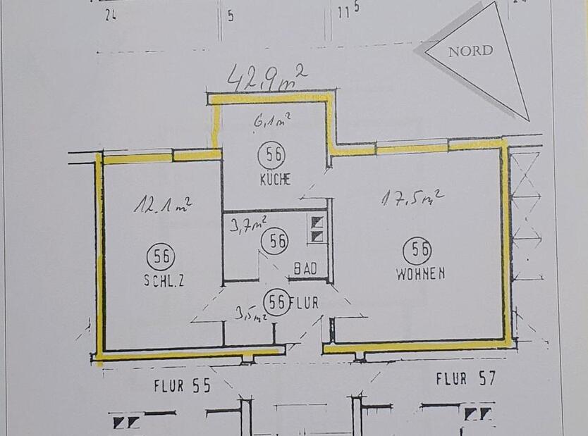ANFRAGESTOPP!!!! 2 Zimmer Wohnung, 43 m², 23554 Lübeck! zimmer