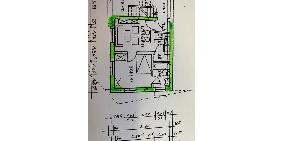 2-Zimmer Appartement in Hüllhorst 2 zimmer