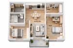 Erdgeschoßwohnung Merzig - 2 Zimmer, 60 m&sup2;, 765&euro; | Angebot:26130176
