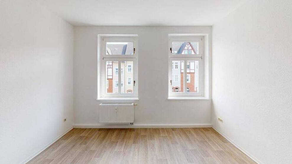 3-Raum-Wohnung und alle Räume mit Fenster