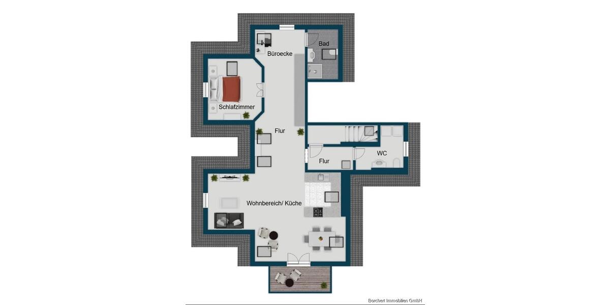 Wohnen auf Zeit Uetersen - 2 Zimmer, 75 m&sup2;, 2.100&euro; | Angebot:26336243