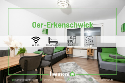 Wohnen auf Zeit Oer-Erkenschwick Erkenschwick - 3 Zimmer, 65 m&sup2;, 10&euro; | Angebot:20173105