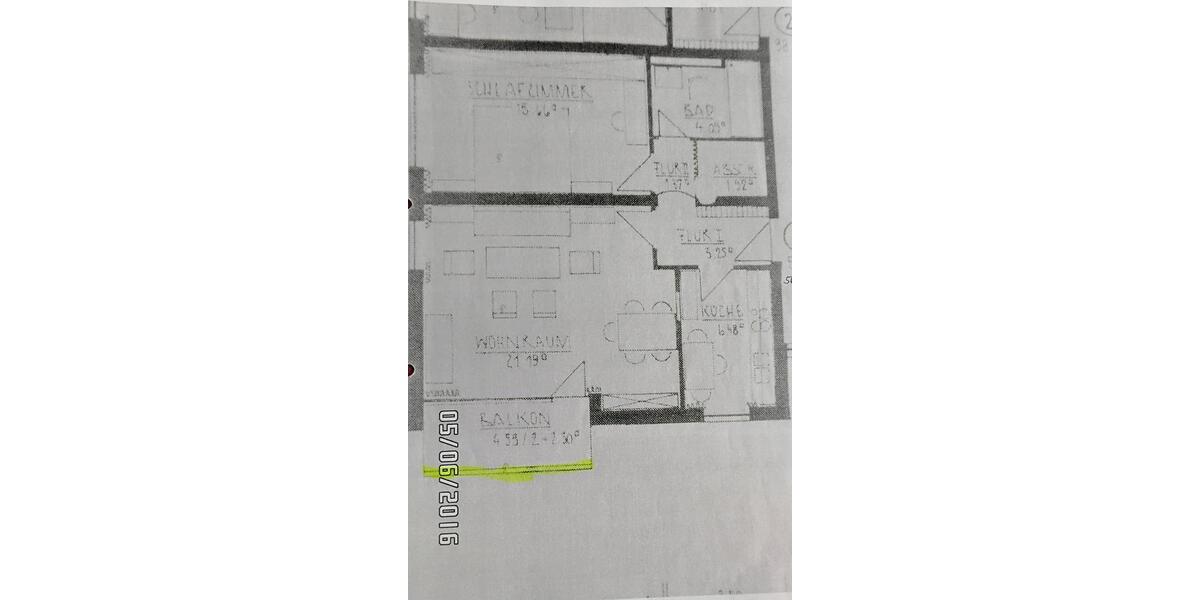 Etagenwohnung Weißenburg in Bayern - 2 Zimmer, 56 m&sup2;, 550&euro; | Angebot:26627239