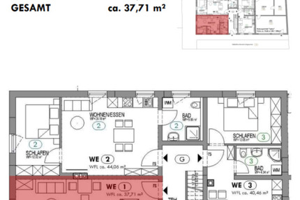 Wohnung Wernberg-Köblitz Köblitz - 1 Zimmer, 37 m&sup2;, 456&euro; | Angebot:25887618