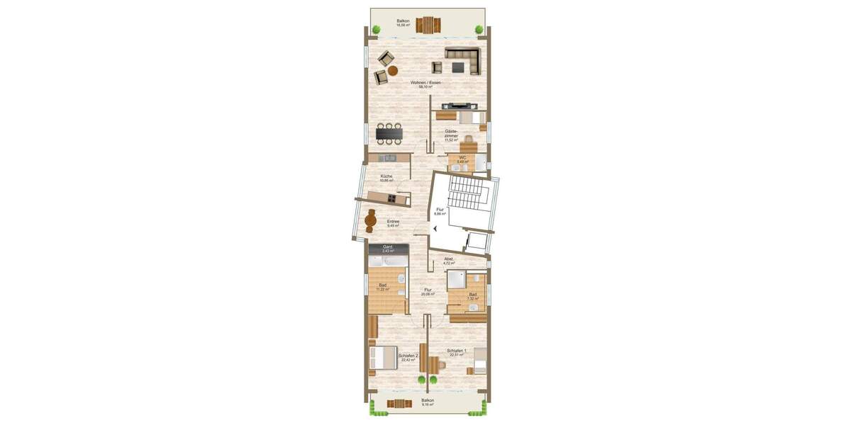 Etagenwohnung München Untergiesing-Harlaching - 4 Zimmer, 200 m&sup2;, 3.590&euro; | Angebot:25155177