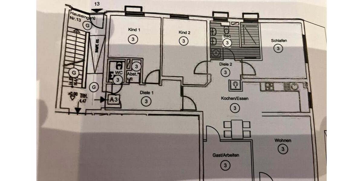 Erdgeschoßwohnung Weinböhla - 5 Zimmer, 110 m&sup2;, 1.593&euro; | Angebot:26561428