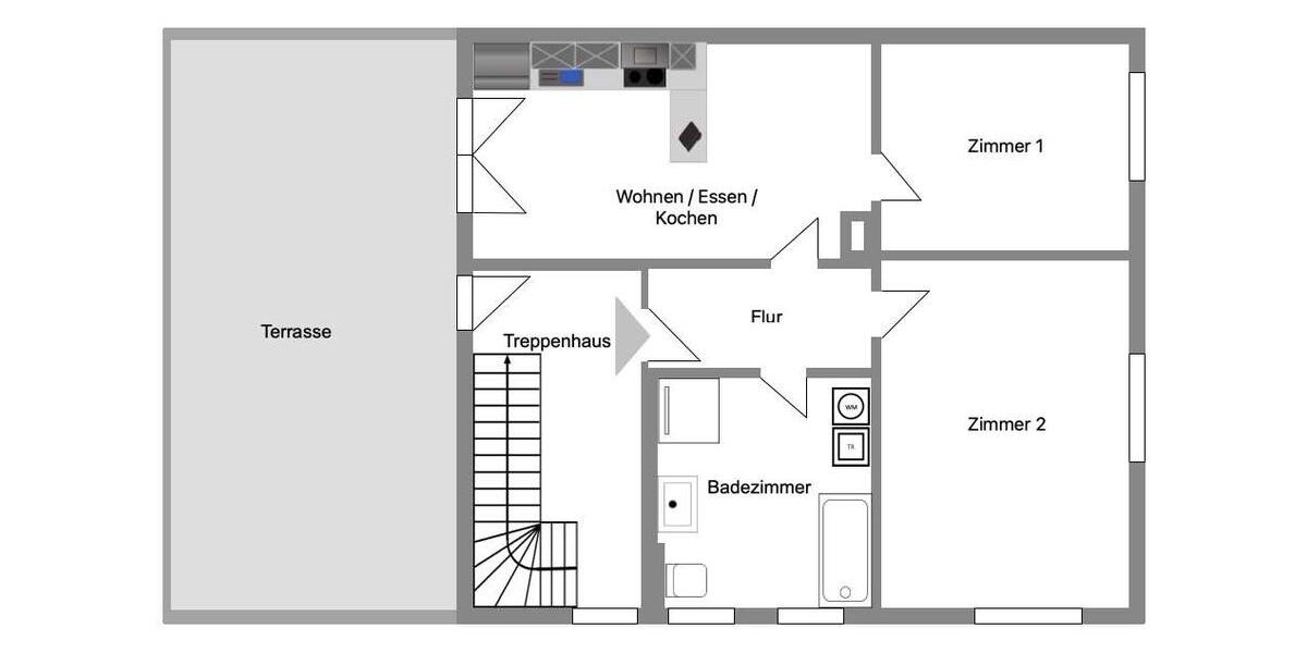 Etagenwohnung Mörfelden-Walldorf Walldorf - 3 Zimmer, 96 m&sup2;, 1.350&euro; | Angebot:24876102