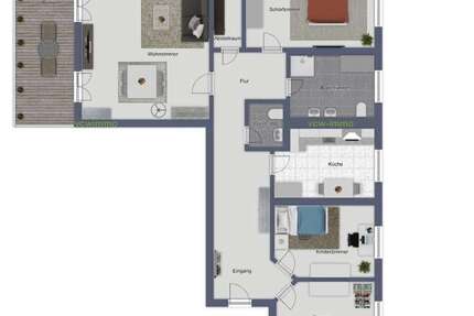 Wohnung Bad Krozingen - 4 Zimmer, 114 m&sup2;, 1.600&euro; | Angebot:27059299