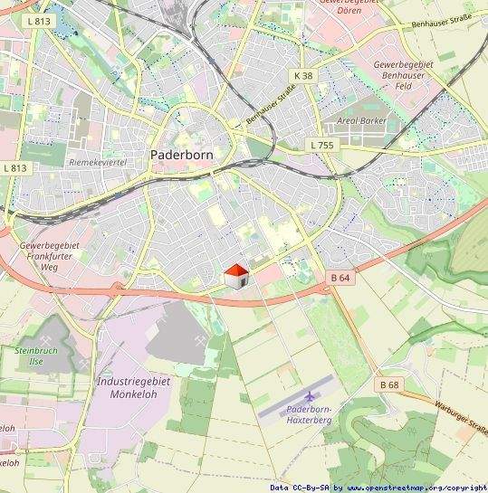 Etagenwohnung Paderborn Kernstadt - 2 Zimmer, 63 m&sup2;, 950&euro; | Angebot:25704146