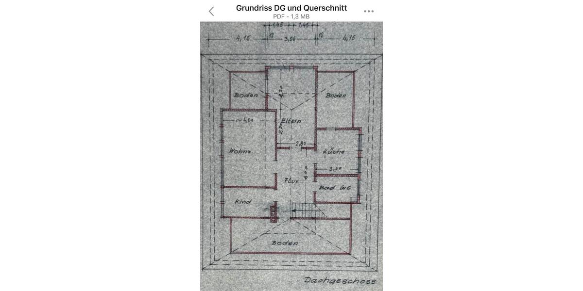 Dachgeschoßwohnung Helpsen - 3.5 Zimmer, 75 m&sup2;, 600&euro; | Angebot:26597751