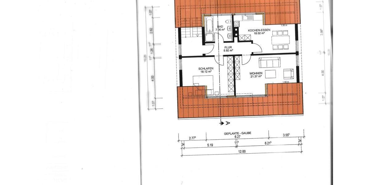 Dachgeschoßwohnung Singen (Hohentwiel) - 3 Zimmer, 71 m&sup2;, 760&euro; | Angebot:26546706