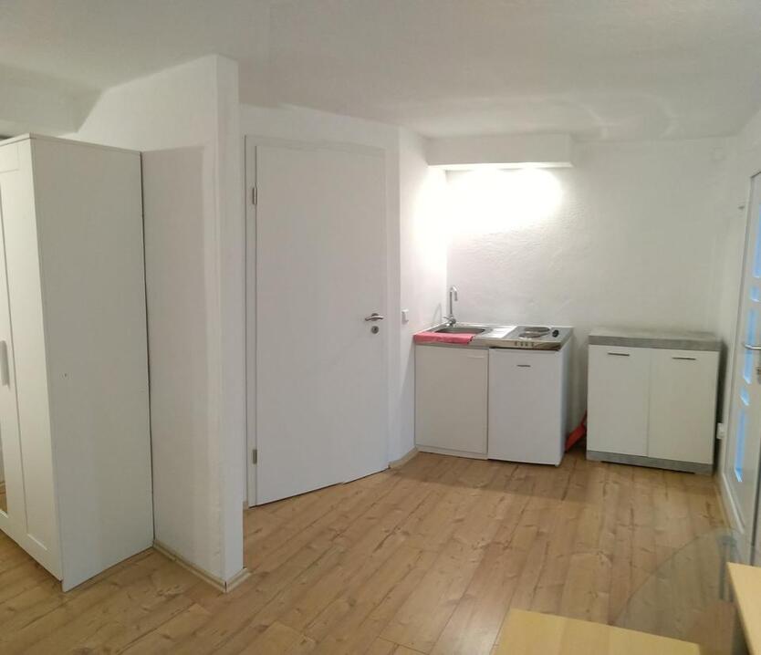 1-Zimmer-Wohnung, Gartenterrasse, möbliert,Internet,Waschmaschine