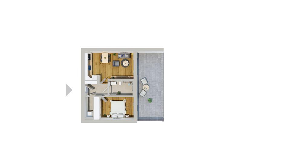 Erstbezug 2-Zimmer Wohnung ab 01.01.2026!