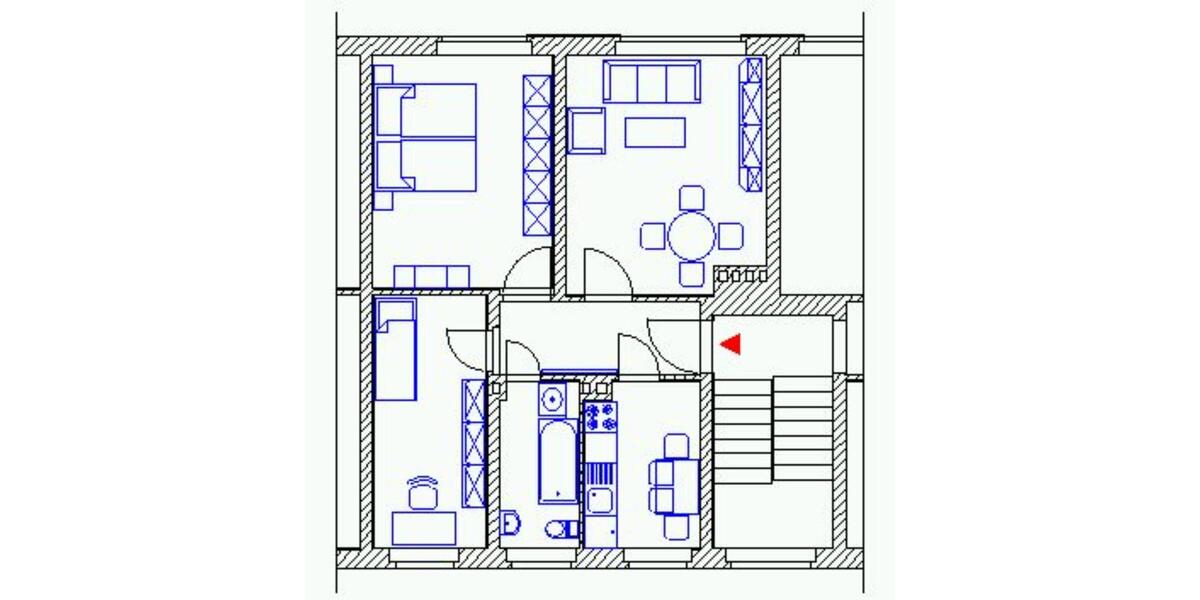 Etagenwohnung Großolbersdorf - 3 Zimmer, 57 m&sup2;, 285&euro; | Angebot:23767038