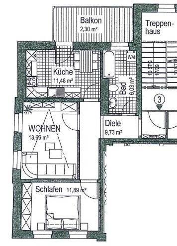 Zimmer Chemnitz Hilbersdorf - 2 Zimmer, 55 m&sup2;, 365&euro; | Angebot:26512870