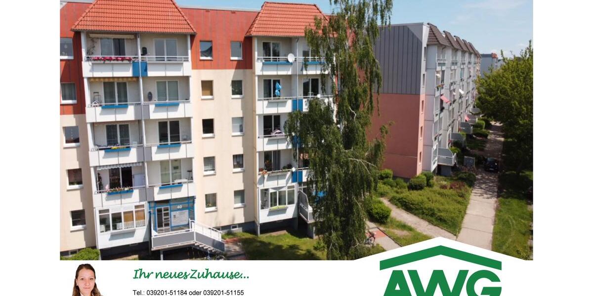Etagenwohnung Wolmirstedt - 3 Zimmer, 57 m&sup2;, 341&euro; | Angebot:24942818