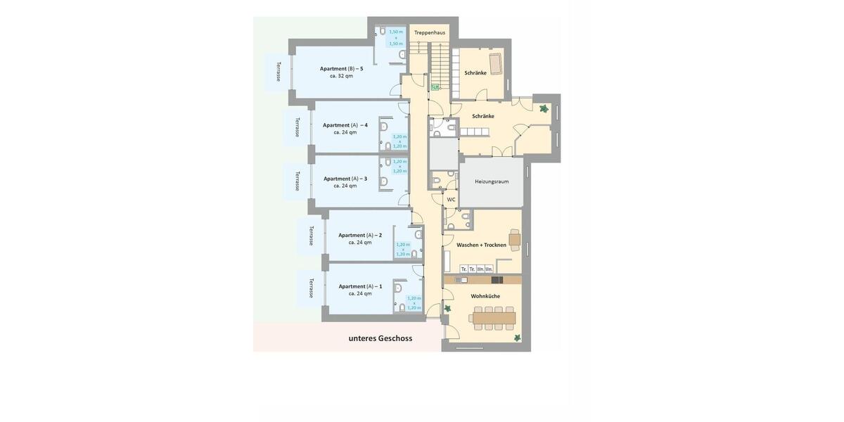 Etagenwohnung Crivitz - 1 Zimmer, 24 m&sup2;, 398&euro; | Angebot:25267691