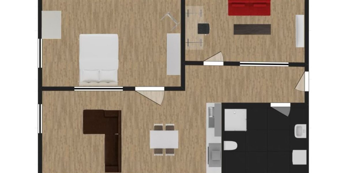 Exklusive Dachgeschosswohnung – Fußbodenheizung, Designglas, EBK 3 zimmer