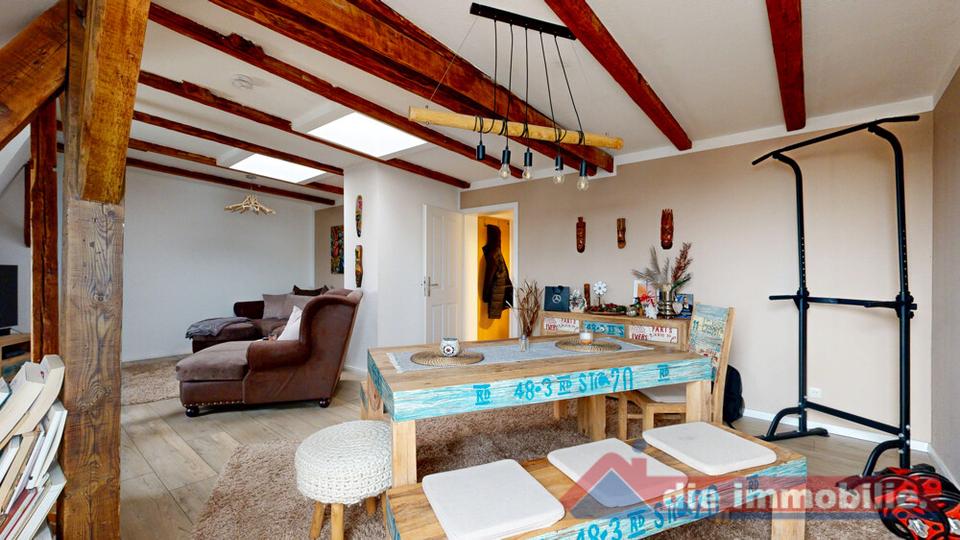 Dachgeschoßwohnung Magdeburg Brückfeld - 3 Zimmer, 80 m&sup2;, 802&euro; | Angebot:26279321