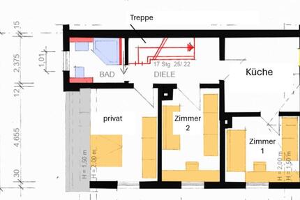 Wohnen auf Zeit Bottrop - 2 Zimmer, 50 m&sup2;, 350&euro; | Angebot:25151770