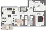 Etagenwohnung Grafing - 3 Zimmer, 84 m&sup2;, 1.440&euro; | Angebot:26803972
