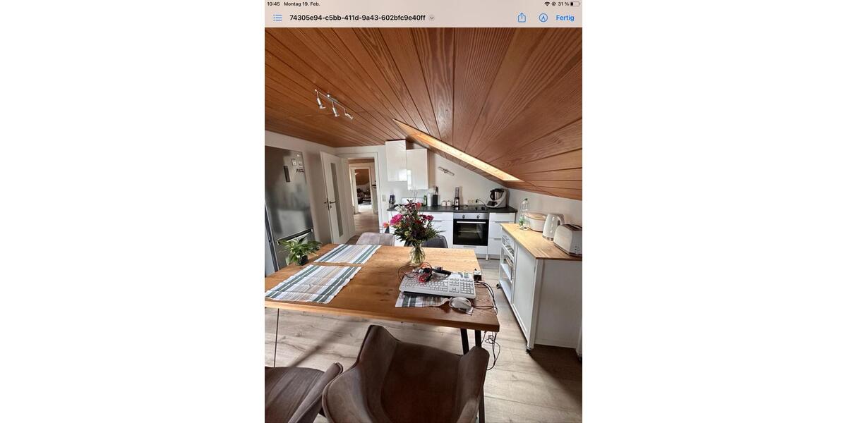 Dachgeschoßwohnung Plattling - 3 Zimmer, 75 m&sup2;, 800&euro; | Angebot:26114587