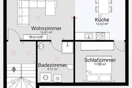Wohnung Dillenburg - 1 Zimmer, 50 m&sup2;, 550&euro; | Angebot:26701070