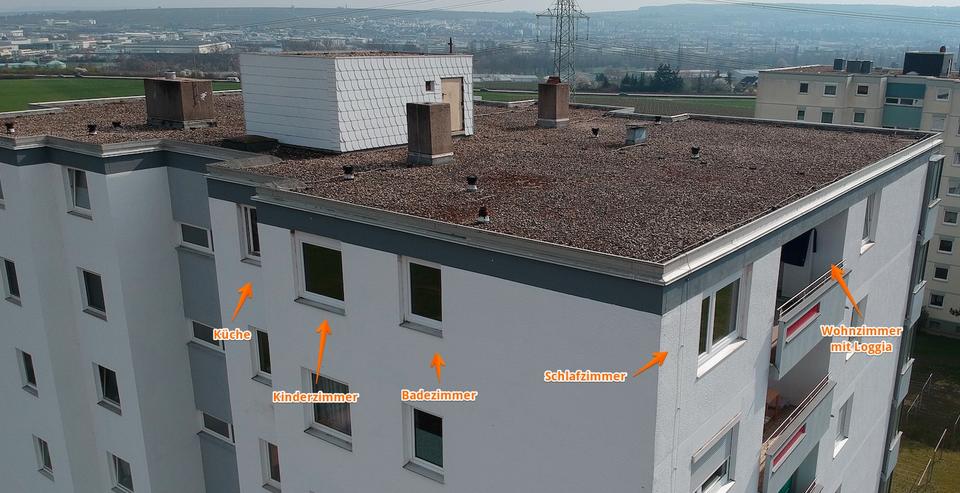 Etagenwohnung Bad Kreuznach - 3 Zimmer, 76 m&sup2;, 950&euro; | Angebot:26168831