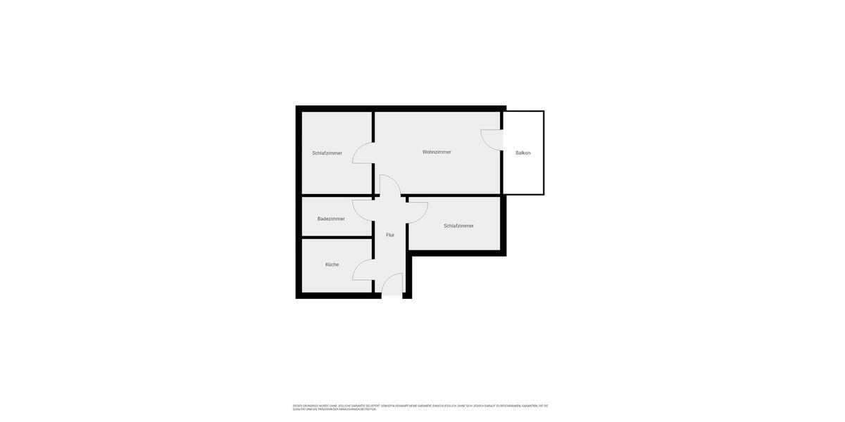 Etagenwohnung Zarrentin am Schaalsee - 3 Zimmer, 61 m&sup2;, 445&euro; | Angebot:26162505