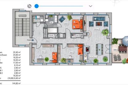 Wohnung Hohenstein-Ernstthal Ernstthal - 4 Zimmer, 145 m&sup2;, 1.182&euro; | Angebot:26517882