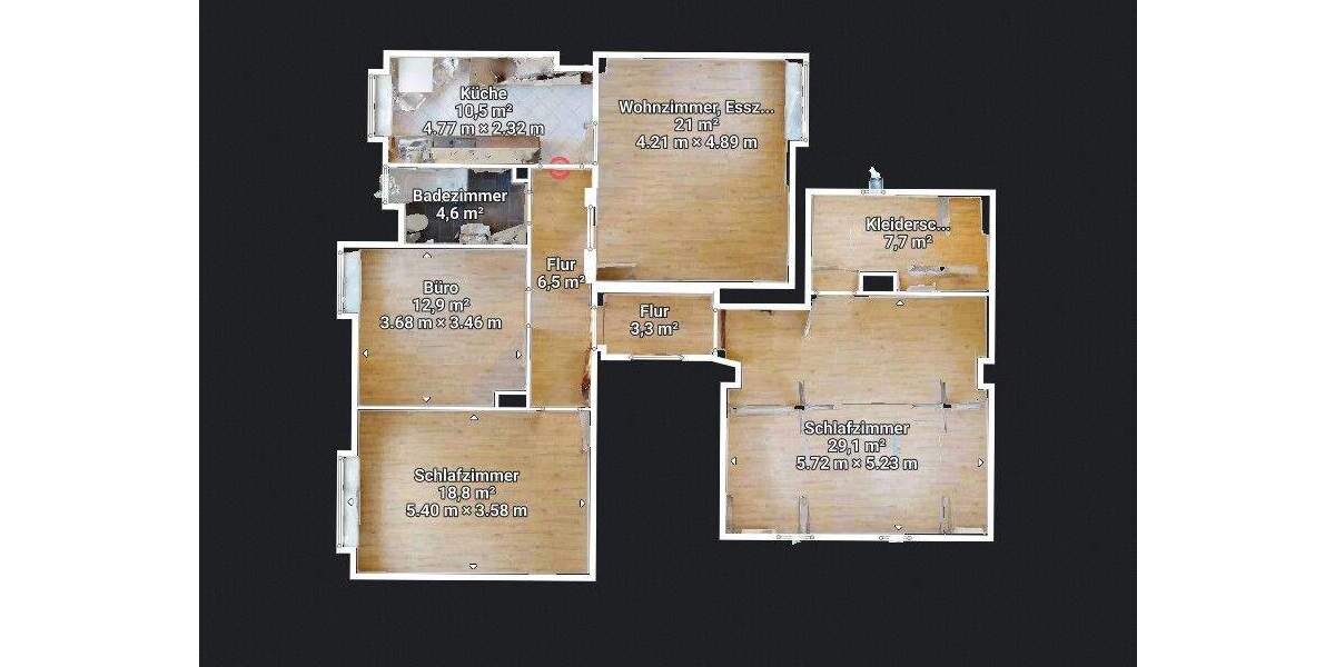 Etagenwohnung Magdeburg / Stadtfeld Ost Stadtfeld Ost - 5 Zimmer, 114 m&sup2;, 886&euro; | Angebot:25708711