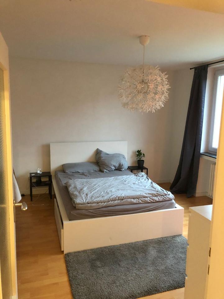 Helle 3-Zimmer-Wohnung mit Garten, großem Keller und Garage